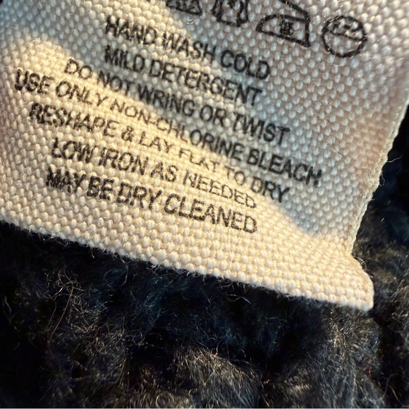 Free People ‘Breeze’ Chunky Wool-Blend Cardigan in Charcoal Gray Size Medium - Picture 12 of 16